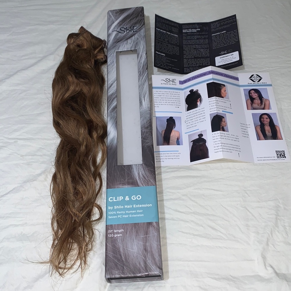 100% human hair 22 inch